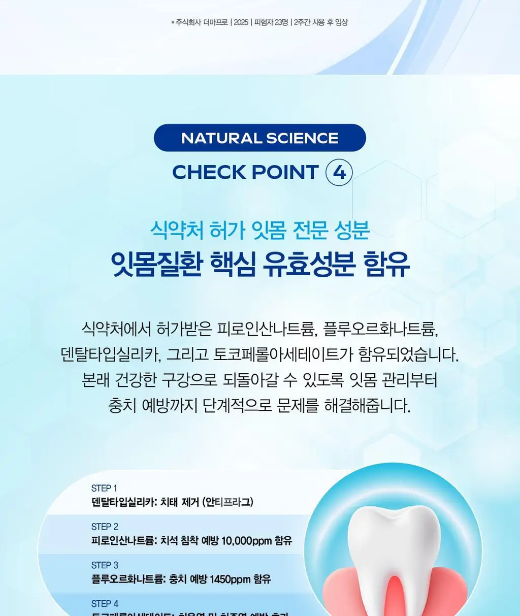 [고불소] 벨레다 잇몸 치약 100g 상세페이지 11